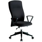 恩荣 高背布椅<座垫/黑色+椅背/黑色>