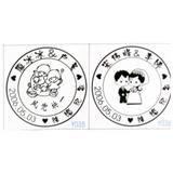 卡通章（Ф17mm）<黑色>