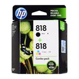 惠普 818号 CN068AA 黑色+彩色墨盒套装