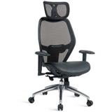 恩荣 主管网椅（牛皮座）