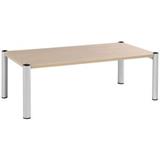 恩荣 板木大茶几（现代铝合金脚）<原木色>