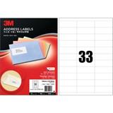 3M 邮寄地址标签 直角（70*25.4mm*33）20张/包
