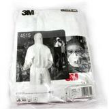 3M 白色带帽连体防护服 4515（Type5&6类防护）