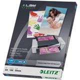 利市LEITZ iLAM 过胶机 热覆膜胶套 A4 100mic【100张/包】