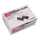 得力 黑色长尾夹 41mm（12个/盒）