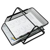 得力 丝网文件盘 二层