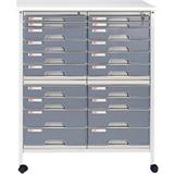 得力 立式文件橱 廿层<灰色>